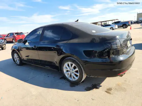 2011 Volkswagen Jetta Se VIN 3VWDZ7AJ7BM319951 фото 2