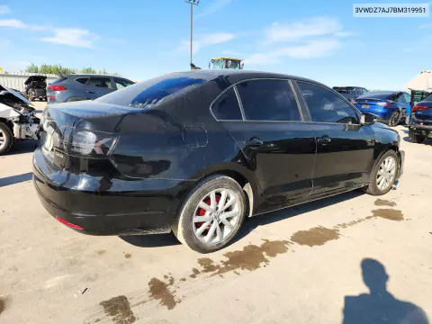 2011 Volkswagen Jetta Se VIN 3VWDZ7AJ7BM319951 фото 3