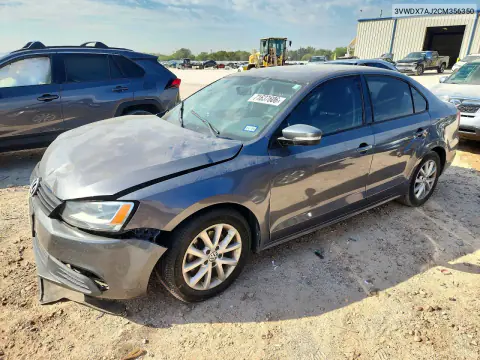 2012 Volkswagen Jetta Se VIN 3VWDX7AJ2CM356350 фото 1