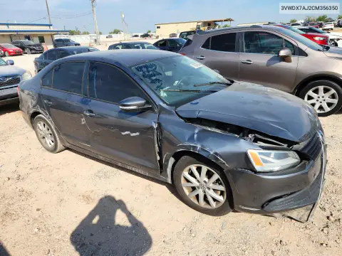 2012 Volkswagen Jetta Se VIN 3VWDX7AJ2CM356350 фото 4