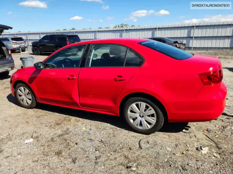 2012 Volkswagen Jetta Base VIN 3VW2K7AJ9CM347831 фото 2