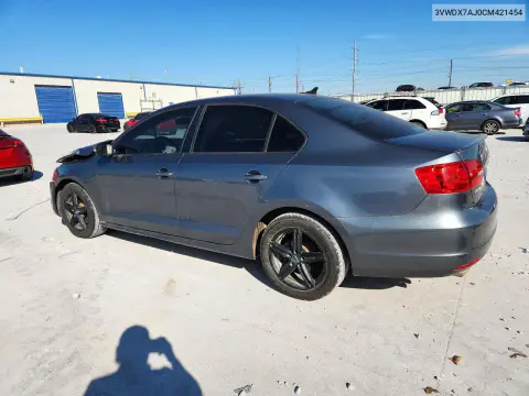 2012 Volkswagen Jetta Se VIN 3VWDX7AJ0CM421454 фото 2