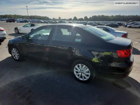 2012 Volkswagen Jetta Se VIN 3VWDP7AJ5CM338571 фото 2