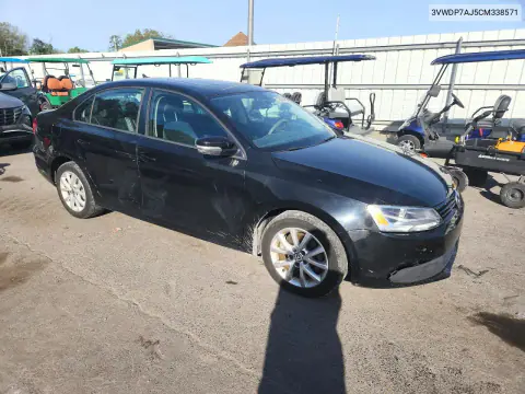 2012 Volkswagen Jetta Se VIN 3VWDP7AJ5CM338571 фото 4