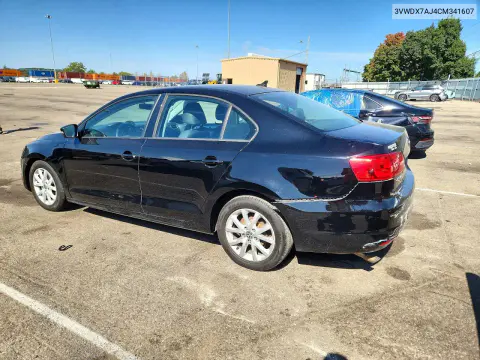2012 Volkswagen Jetta Se VIN 3VWDX7AJ4CM341607 фото 2