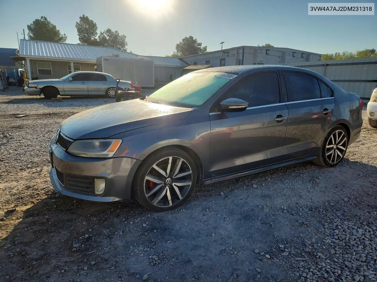 2013 Volkswagen Jetta Gli VIN 3VW4A7AJ2DM231318 фото 1
