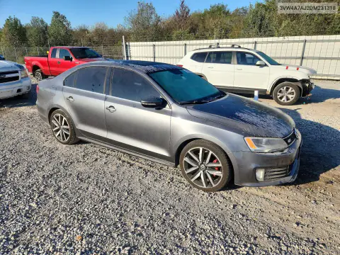 2013 Volkswagen Jetta Gli VIN 3VW4A7AJ2DM231318 фото 4