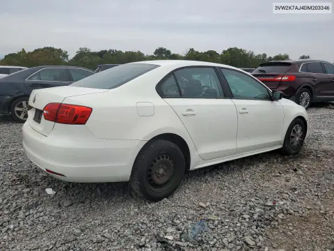 2013 Volkswagen Jetta Base VIN 3VW2K7AJ4DM203346 фото 3