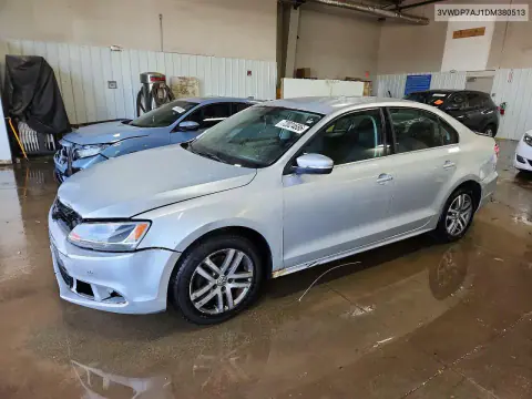 3VWDP7AJ1DM380513 — 2013 Volkswagen Jetta, Задняя часть, фото до ремонта
