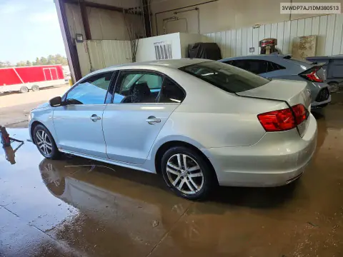 2013 Volkswagen Jetta Se VIN 3VWDP7AJ1DM380513 фото 2