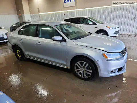 2013 Volkswagen Jetta Se VIN 3VWDP7AJ1DM380513 фото 4