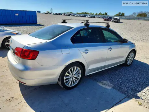 2014 Volkswagen Jetta Tdi VIN 3VWLL7AJ3EM273889 фото 3