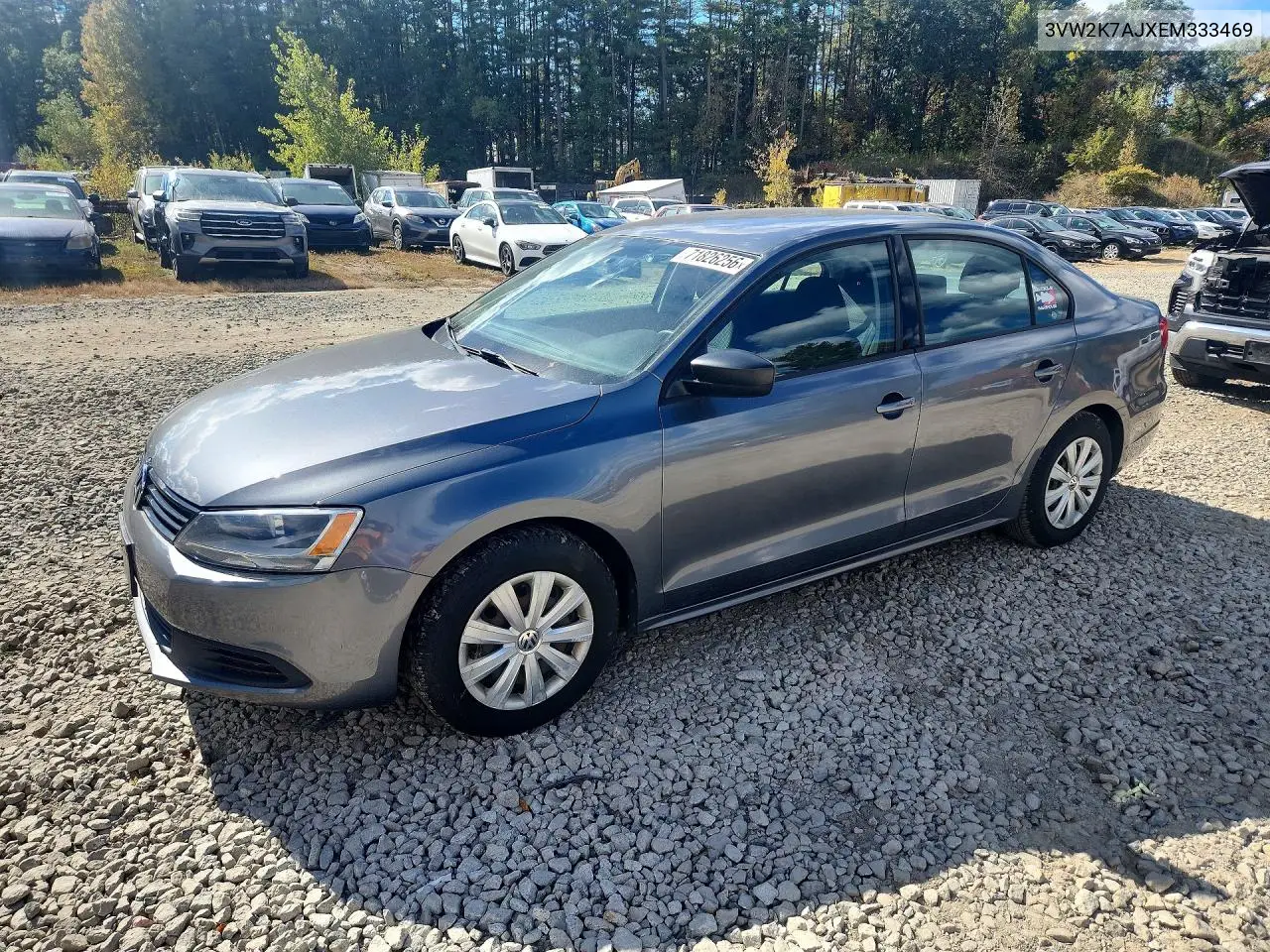 2014 Volkswagen Jetta Base VIN 3VW2K7AJXEM333469 фото 1