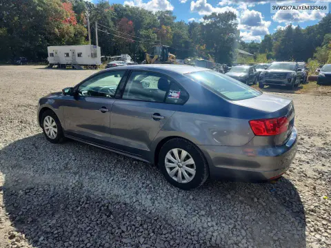 2014 Volkswagen Jetta Base VIN 3VW2K7AJXEM333469 фото 2