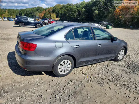 2014 Volkswagen Jetta Base VIN 3VW2K7AJXEM333469 фото 3