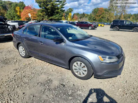 2014 Volkswagen Jetta Base VIN 3VW2K7AJXEM333469 фото 4