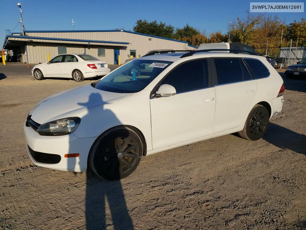 2014 Volkswagen Jetta Tdi VIN 3VWPL7AJ0EM612691 фото 1