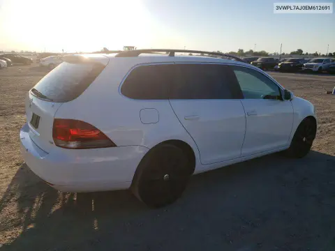 2014 Volkswagen Jetta Tdi VIN 3VWPL7AJ0EM612691 фото 3
