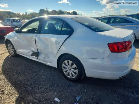 2014 Volkswagen Jetta Base VIN 3VW2K7AJXEM329003 фото 2