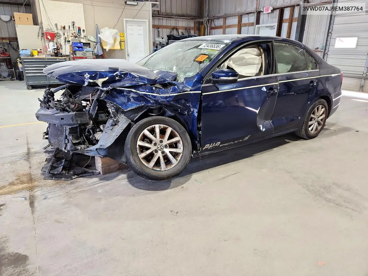 2014 Volkswagen Jetta Se VIN 3VWD07AJ9EM387764 фото 1