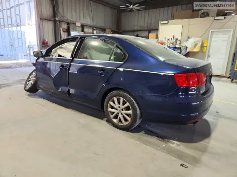 2014 Volkswagen Jetta Se VIN 3VWD07AJ9EM387764 фото 2