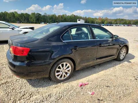 3VWD07AJ7EM401306 — 2014 Volkswagen Jetta, фото 3 с аукциона Copart 21.10.2026, Естественный износ