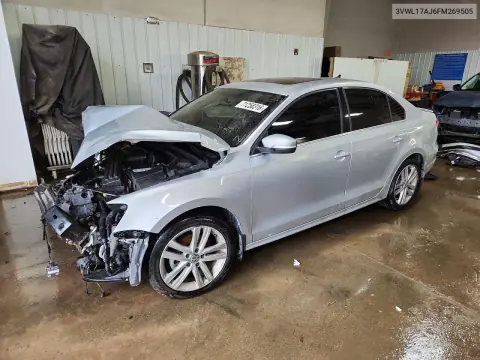 2015 Volkswagen Jetta Sel VIN 3VWL17AJ6FM269505 фото 1