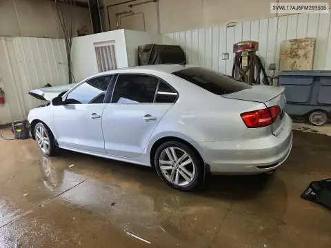 2015 Volkswagen Jetta Sel VIN 3VWL17AJ6FM269505 фото 2