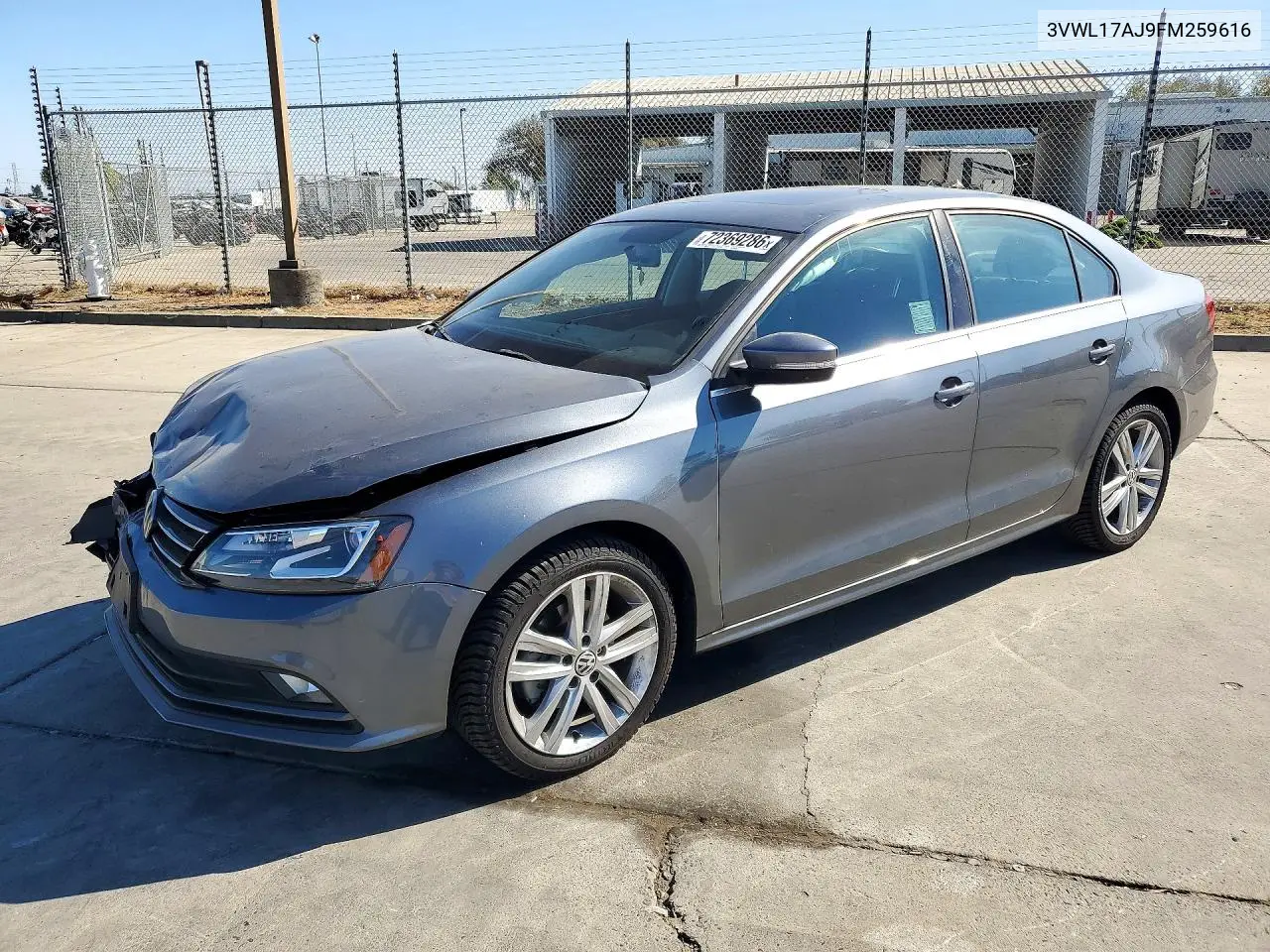 2015 Volkswagen Jetta Sel VIN 3VWL17AJ9FM259616 фото 1
