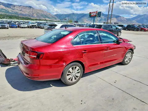 3VWD67AJXGM365709 — 2016 Volkswagen Jetta, фото 3 с аукциона Copart, Передняя часть