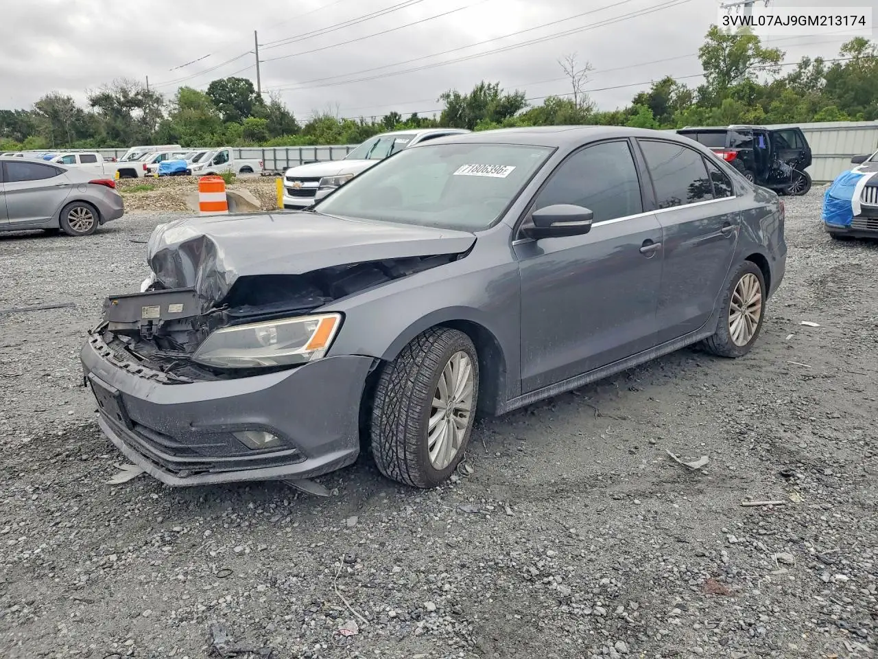 2016 Volkswagen Jetta Sel VIN 3VWL07AJ9GM213174 фото 1