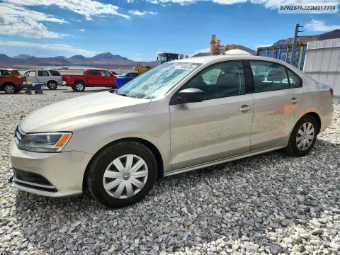 3VW267AJ2GM317774 — 2016 Volkswagen Jetta, Механические повреждения, фото до ремонта