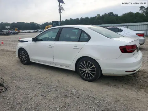 2016 Volkswagen Jetta Sport VIN 3VWD17AJ4GM412652 фото 2