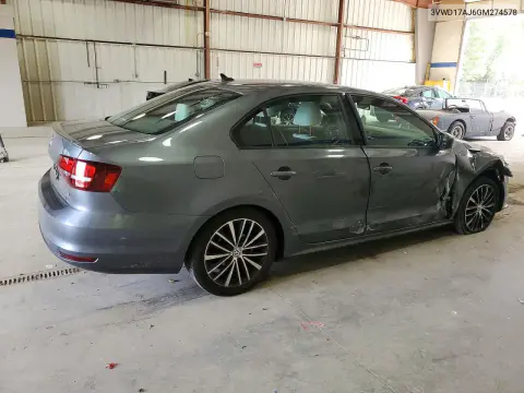 2016 Volkswagen Jetta Sport VIN 3VWD17AJ6GM274578 фото 3