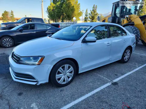 2017 Volkswagen Jetta S VIN 3VW2B7AJ1HM359690 фото 1