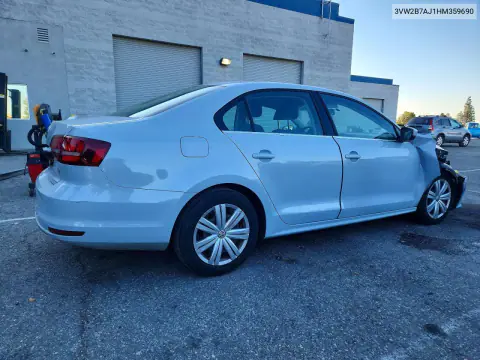 2017 Volkswagen Jetta S VIN 3VW2B7AJ1HM359690 фото 3