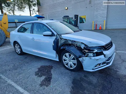 2017 Volkswagen Jetta S VIN 3VW2B7AJ1HM359690 фото 4