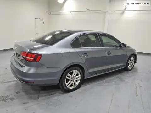 3VW2B7AJ4HM371655 — 2017 Volkswagen Jetta, фото 3 с аукциона Copart 15.10.2026, Передняя часть