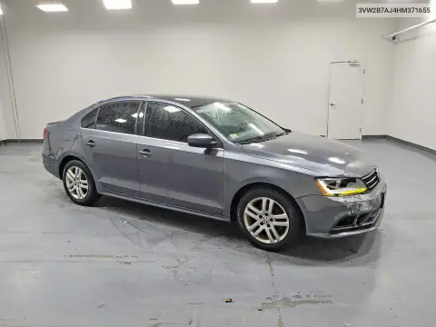 3VW2B7AJ4HM371655 — 2017 Volkswagen Jetta, фото 4 с аукциона Copart 15.10.2026, Передняя часть