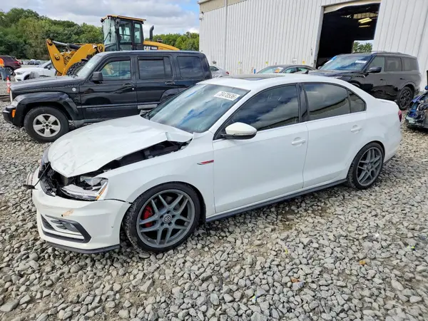 3VW5T7AJ6HM366578 — 2017 Volkswagen Jetta, Передняя часть (Front End), фото до ремонта