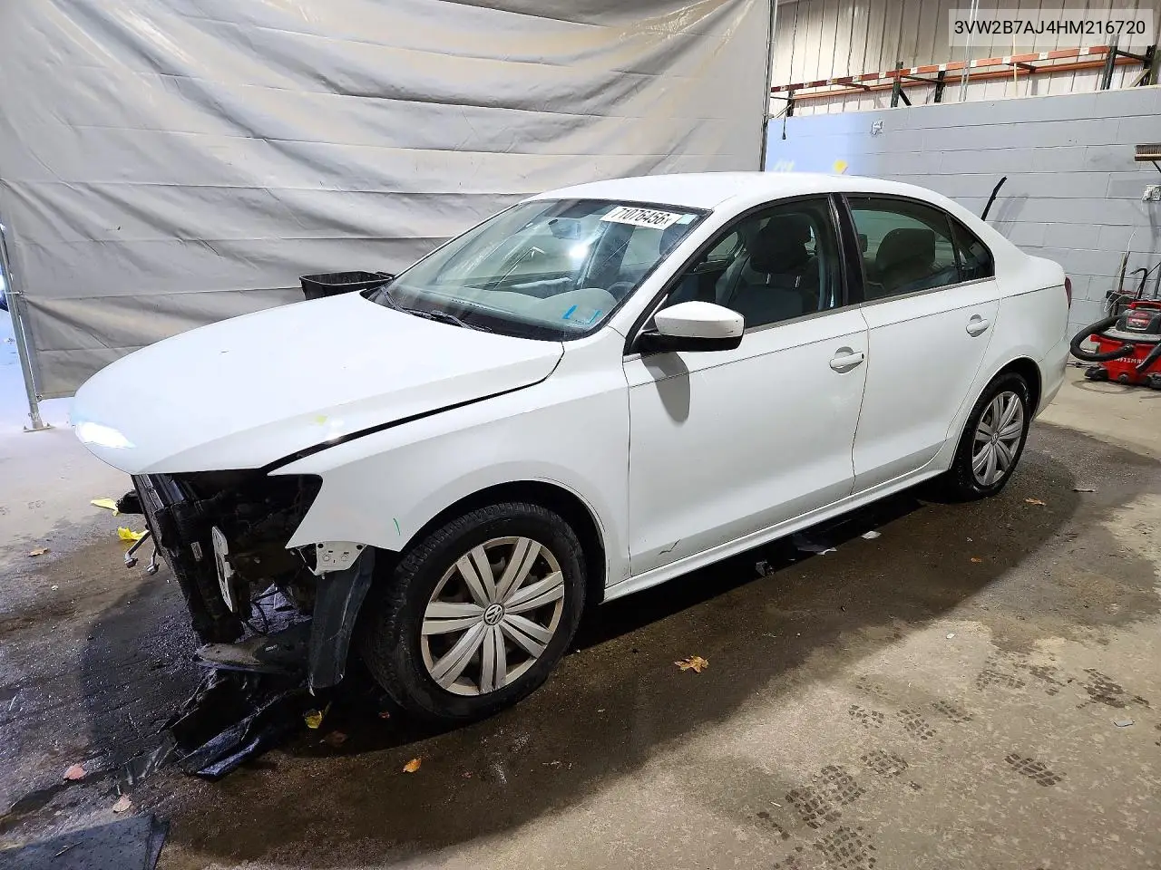 2017 Volkswagen Jetta S VIN 3VW2B7AJ4HM216720 фото 1