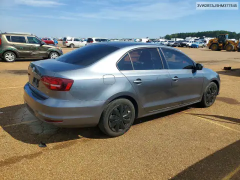 2017 Volkswagen Jetta S VIN 3VW2B7AJ5HM377545 фото 3