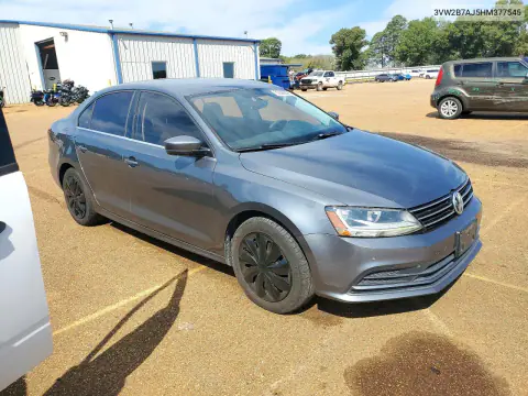 2017 Volkswagen Jetta S VIN 3VW2B7AJ5HM377545 фото 4