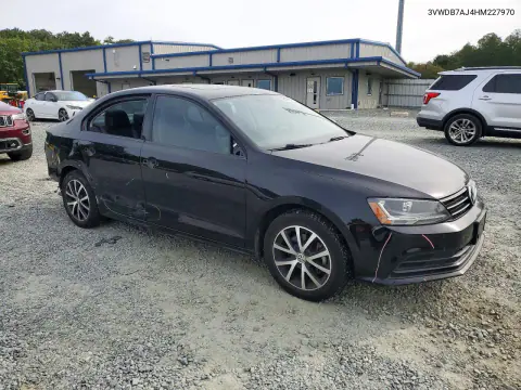 2017 Volkswagen Jetta Se VIN 3VWDB7AJ4HM227970 фото 4