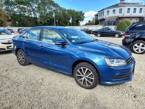 2017 Volkswagen Jetta Se VIN 3VWB67AJ7HM342171 фото 4