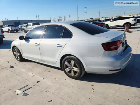 2017 Volkswagen Jetta S VIN 3VW2B7AJ9HM376964 фото 2