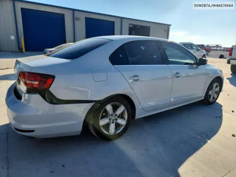 2017 Volkswagen Jetta S VIN 3VW2B7AJ9HM376964 фото 3