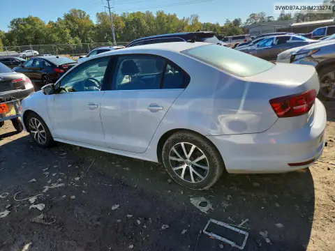 3VWDB7AJ3HM233274 — 2017 Volkswagen Jetta, фото 2 с аукциона Copart 16.10.2026, Механические повреждения