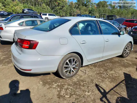 3VWDB7AJ3HM233274 — 2017 Volkswagen Jetta, фото 3 с аукциона Copart 16.10.2026, Механические повреждения