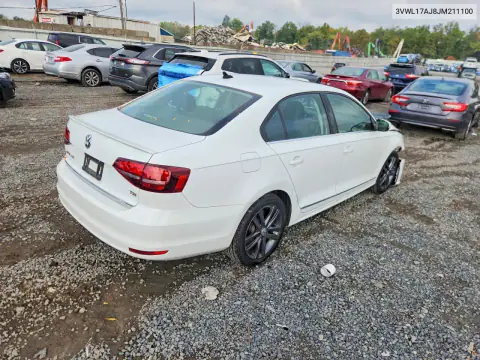 3VWL17AJ8JM211100 — 2018 Volkswagen Jetta, фото 3 с аукциона Copart, Передняя часть